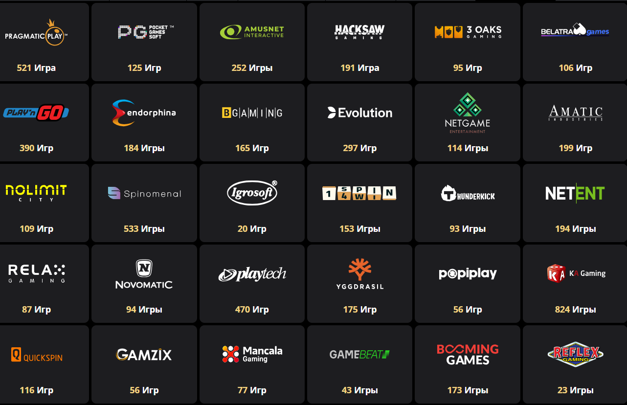 Популярные игровые автоматы в Lex