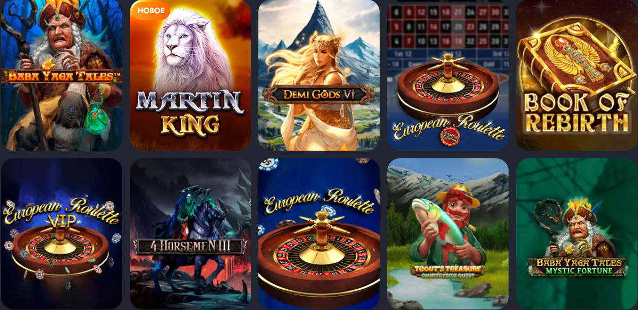 Подборка слотов Спиноменал